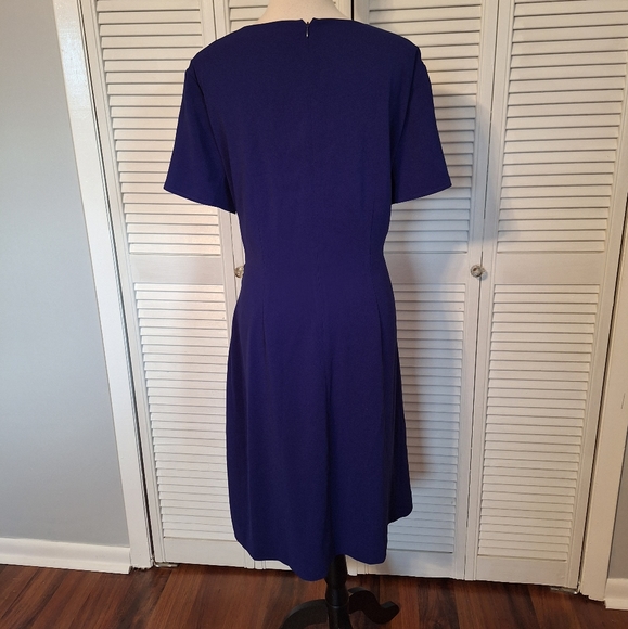 St. John Royal Blue Dress - Picture 4 of 9